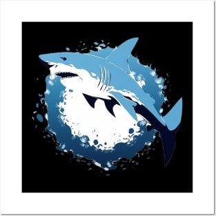 shark Posters and Art